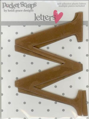 Heidi Grace - Daydreamer - Plastic Alpha Stickers w - 2/pk  (sold in 3's)
